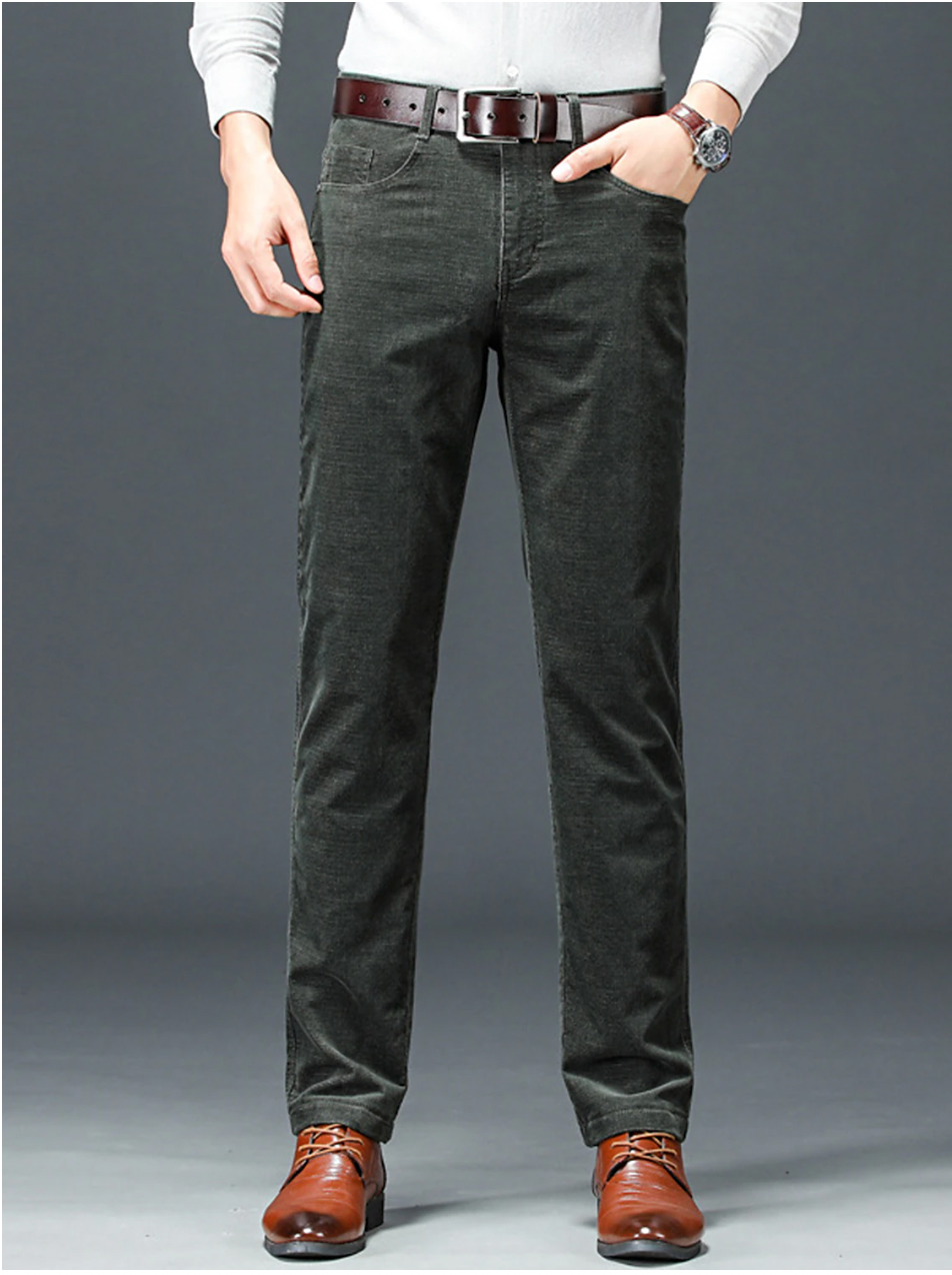 Men's Slim Fit Work Pants Comfortable Classic Design