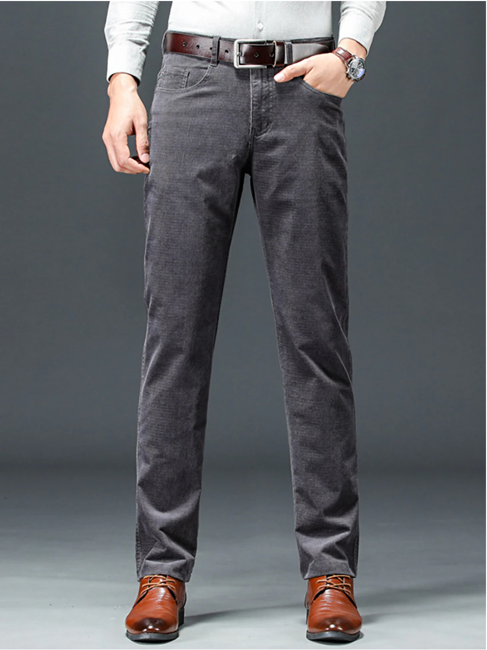 Men's Slim Fit Work Pants Comfortable Classic Design