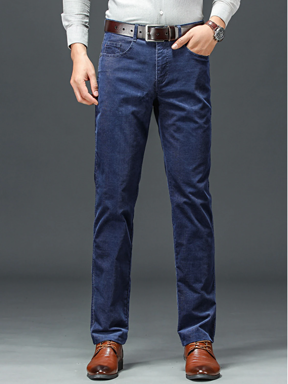 Men's Slim Fit Work Pants Comfortable Classic Design