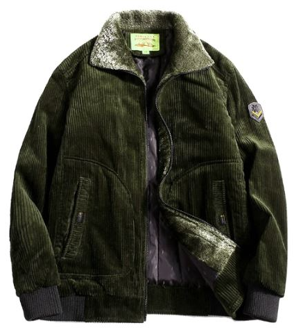 Men's stylish corduroy winter jacket: Brovade