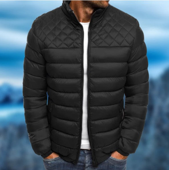 Men's windproof outdoor jacket for comfort