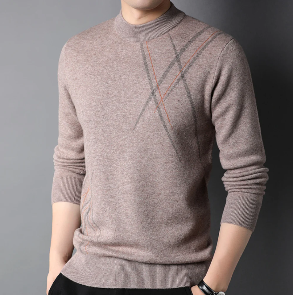 Men's Iulian Round-Neck Stylish Sweater