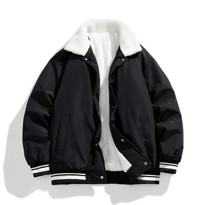 Men's Kiril Sherpa Collar Winter Jacket: Warm & Durable