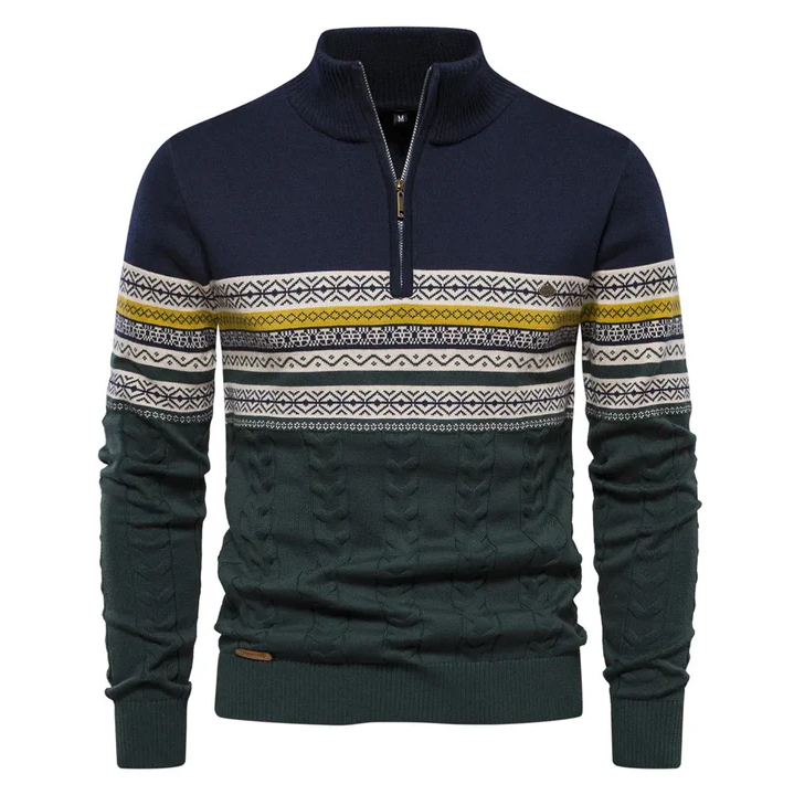 High-Quality Retro-Patterned Roezeva Jumper