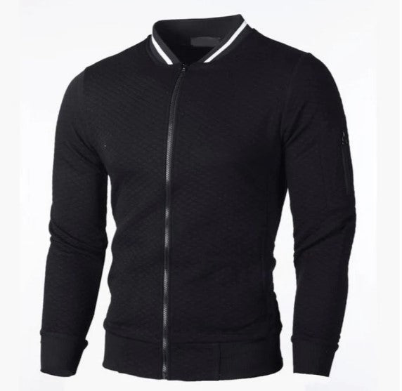 Men's zipped sweatshirt with stand-up collar by Keda