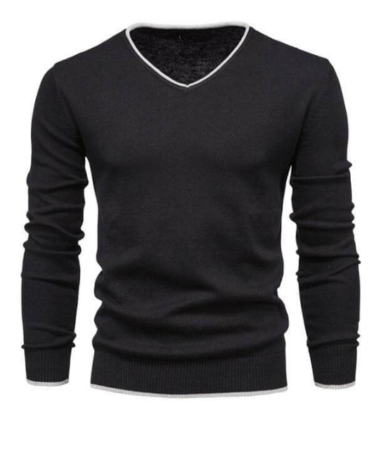 Slim-fitting V-neck Sterling sweater