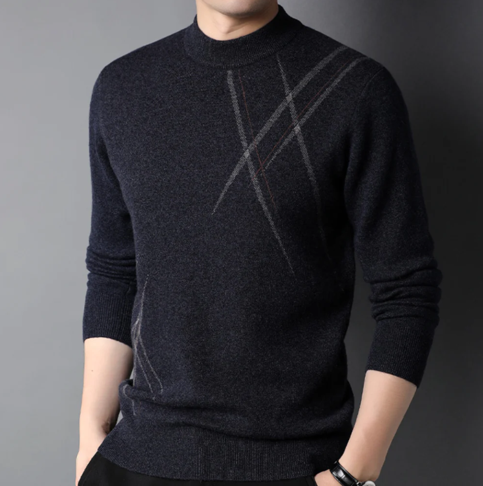 Men's Iulian Round-Neck Stylish Sweater