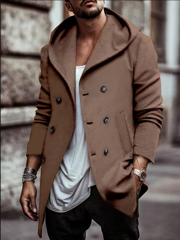 Kurt Jacket with Hood and Long Sleeves