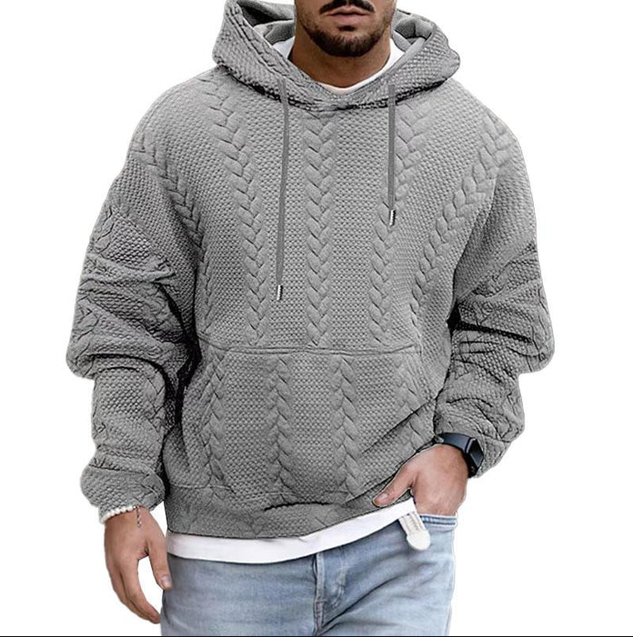 Cozy men's hoodie for chilly weather