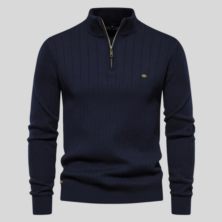 Stylish zipped sweater by Lipeson