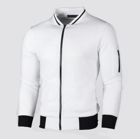 Men's zipped sweatshirt with stand-up collar by Keda