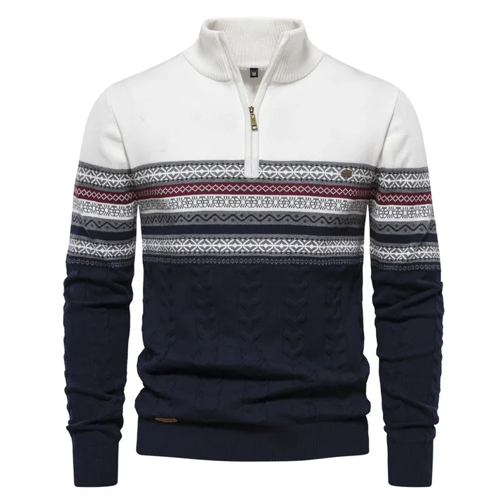 High-Quality Retro-Patterned Roezeva Jumper