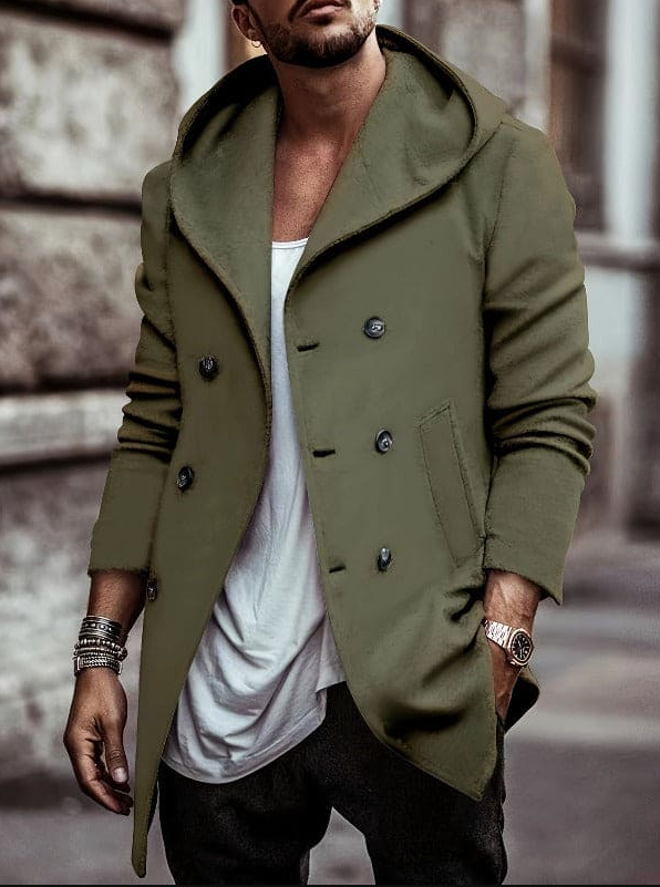Kurt Jacket with Hood and Long Sleeves