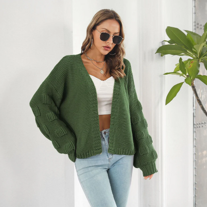Luxurious, long-sleeved and warm women's sweater