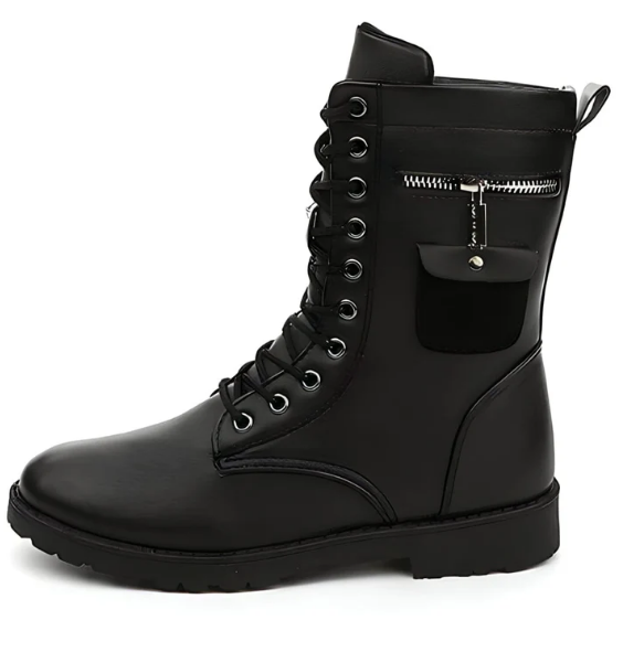Martin Leather Combat Boots