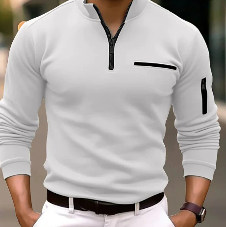 Men's Billie quarter-zip polo shirt