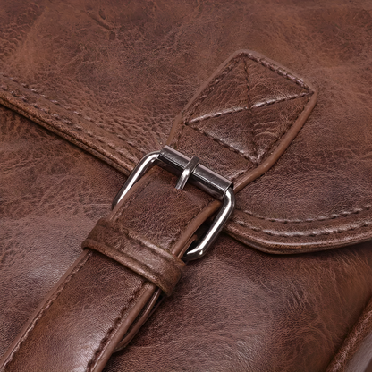 Henry Structured Backpack | Buckle Closure Flap Backpack
