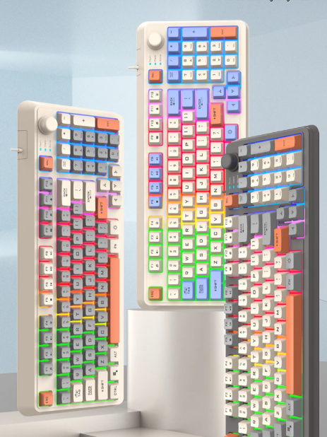 Gaming RGB Keyboard with Volume Control for PC Laptop - BritishElegance