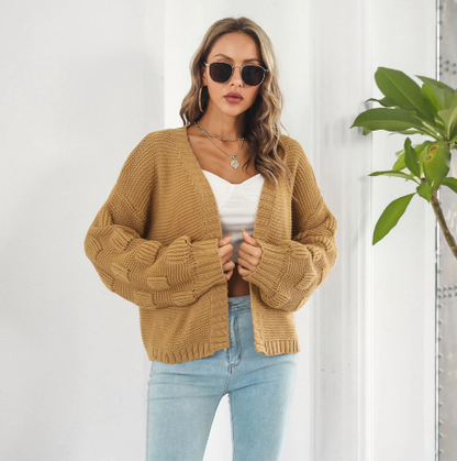 Luxurious, long-sleeved and warm women's sweater
