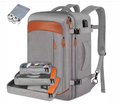 Versatile waterproof business laptop backpack for men