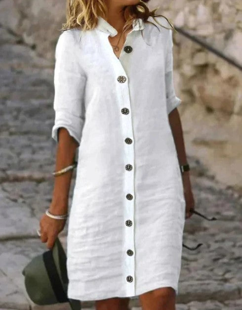 Breathable Casual Summer Maxi Dress for Women - BritishElegance
