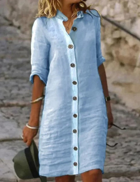 Breathable Casual Summer Maxi Dress for Women