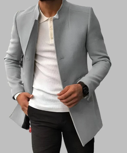 Minimalistische moderne mannenjas