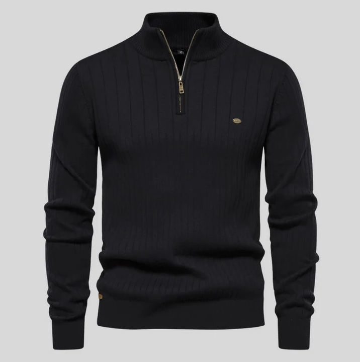 Stylish zipped sweater by Lipeson