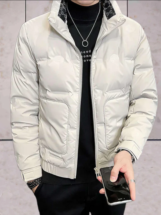 High-necked padded jacket - Toni