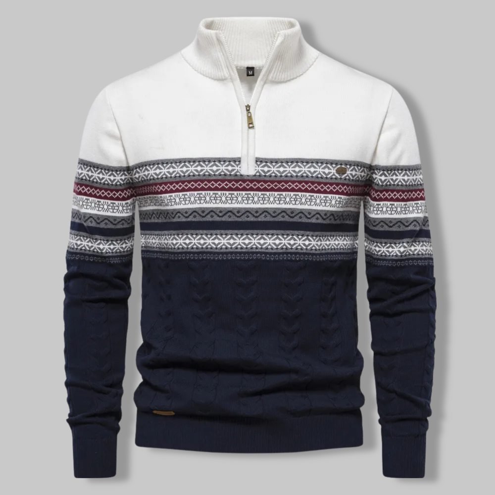 Classic Mens Winter Knit Sweater - BritishElegance