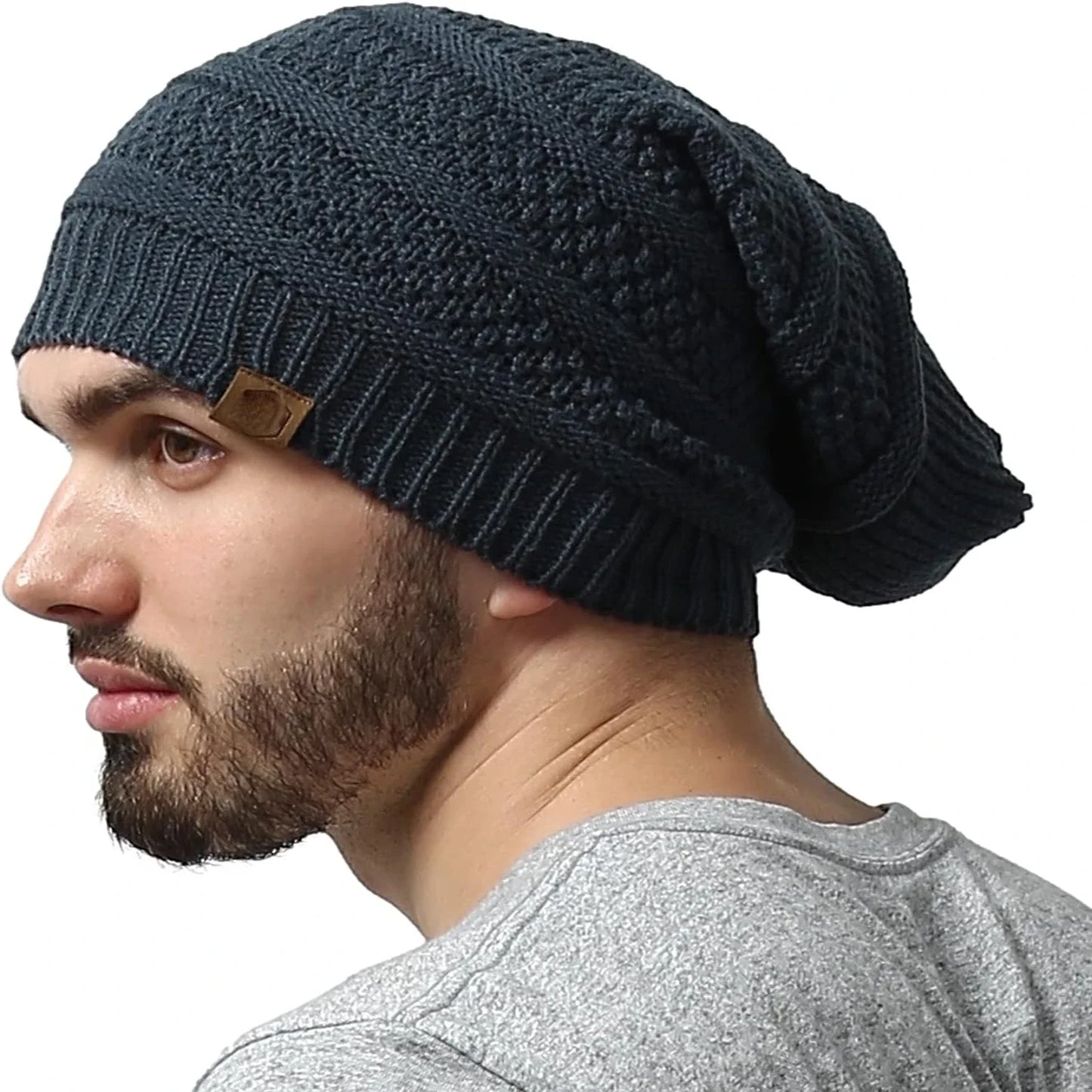 Warm Faux Fur Knit Hat
