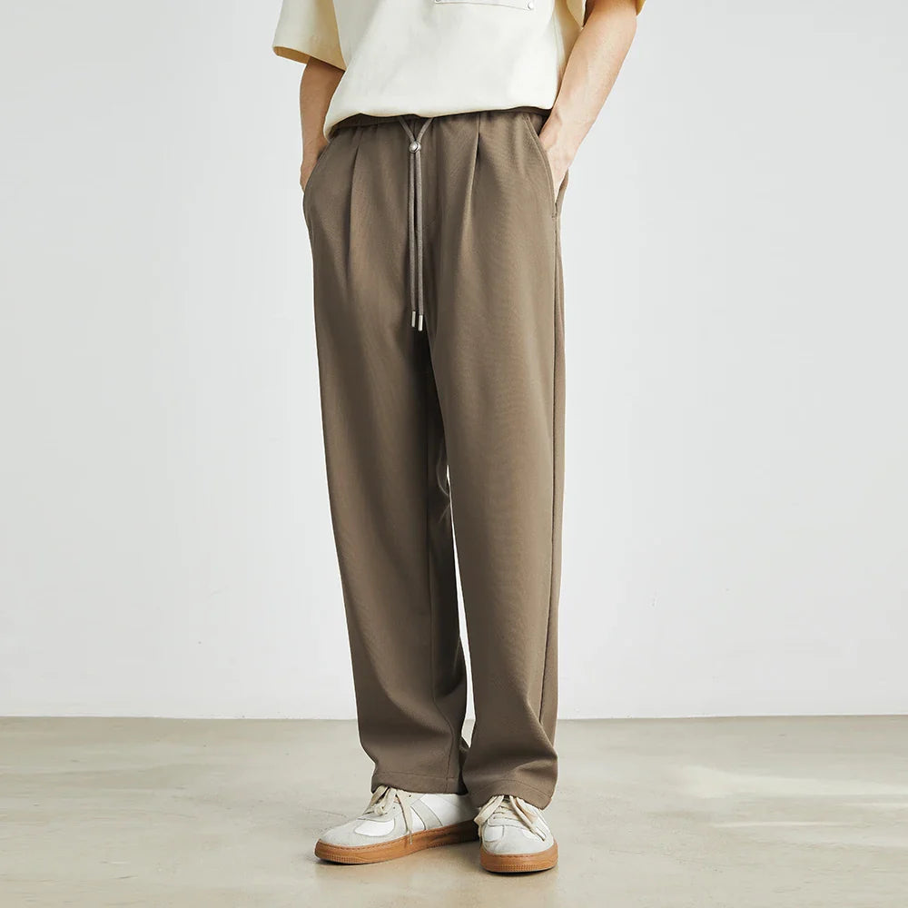Comfortable Fit Drawstring Pants for Men