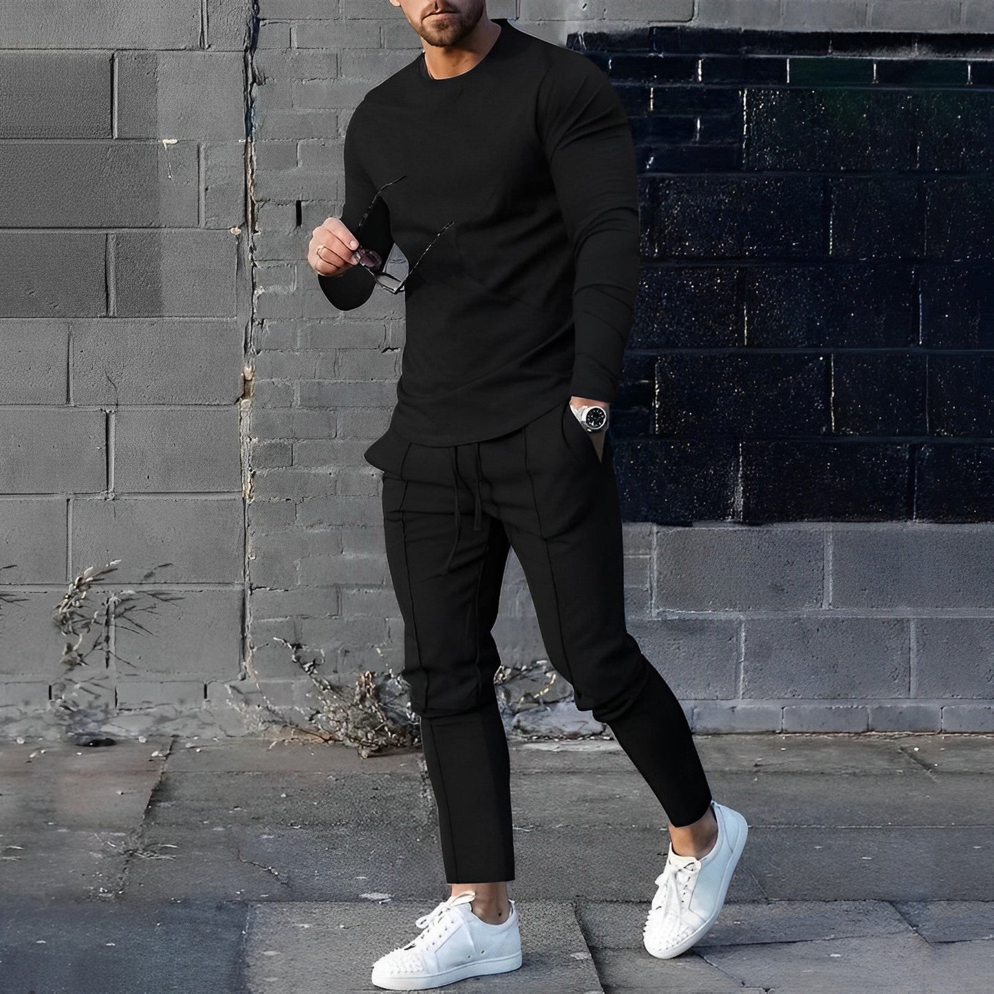 Comfortable 2-Piece Tracksuit Set for Men