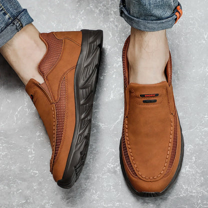 Breathable Leather Sneakers