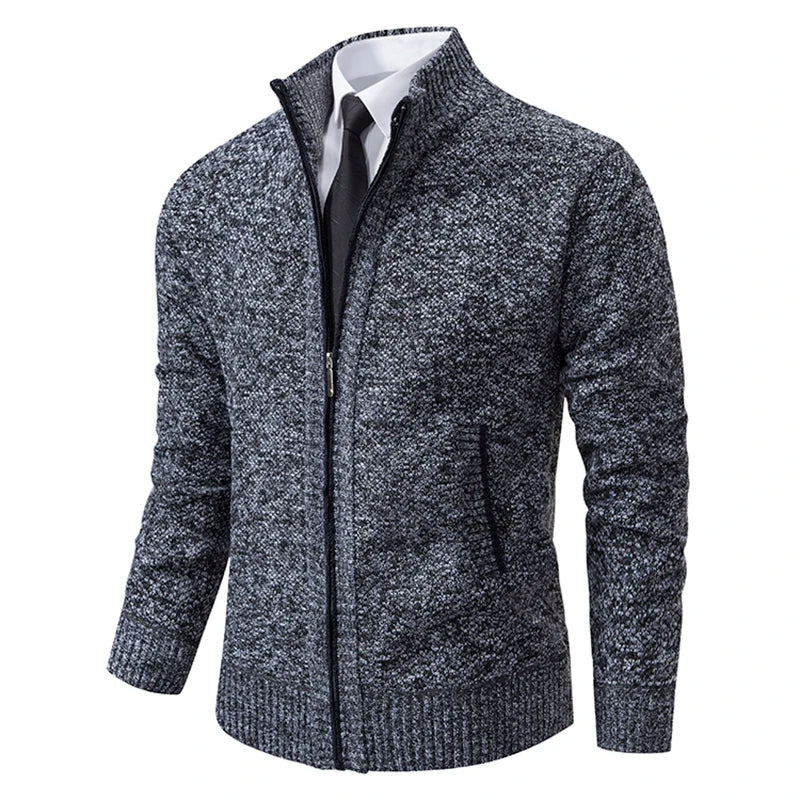 Warm Mens Zip Up Fleece Jacket