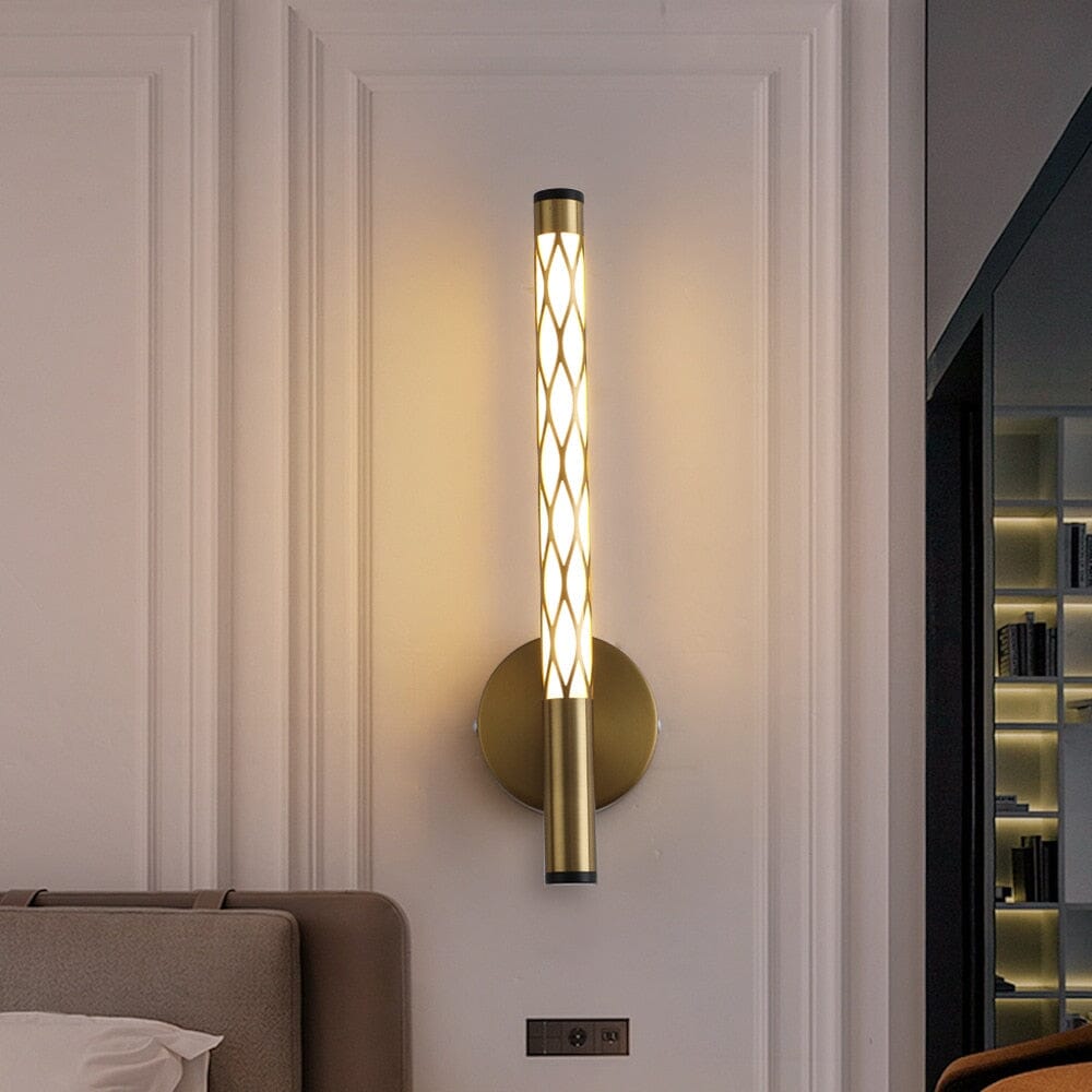 Floral Glass Wall Lamp