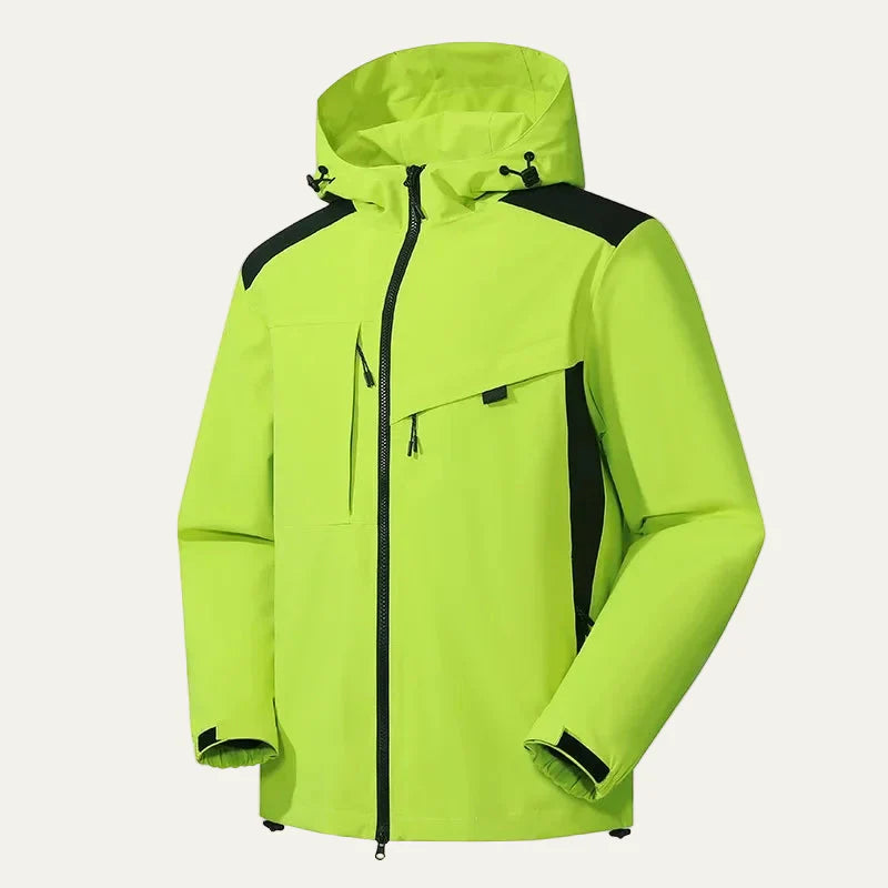 Men’s Minimalist Casual Hooded Technical Jacket