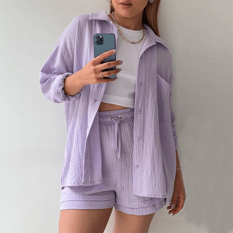Relaxed Fit Spring Outfit Set for Women