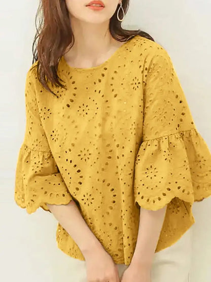 Chic Crochet Lace Women's Top