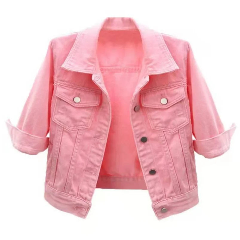 Fashionable Ladies Denim Vest Jacket