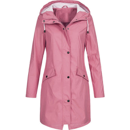 Hooded Mid-Length Ladies Coat | Long