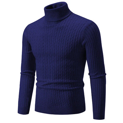 Warm Crew Neck Knit Sweater for Men