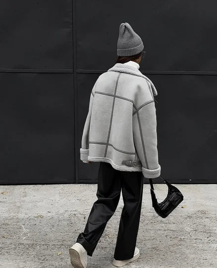 Women’s Fashion Spring Coat – Maja Soft Outerwear for Transitional Seasons