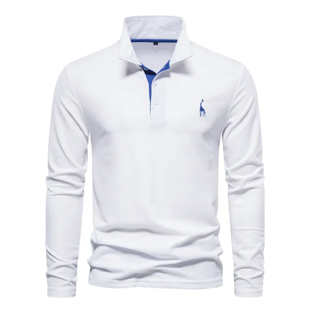 Classic Embroidered Mens Polo Shirt
