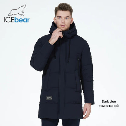 Warm Water-Resistant Puffer Parka Jacket for Men