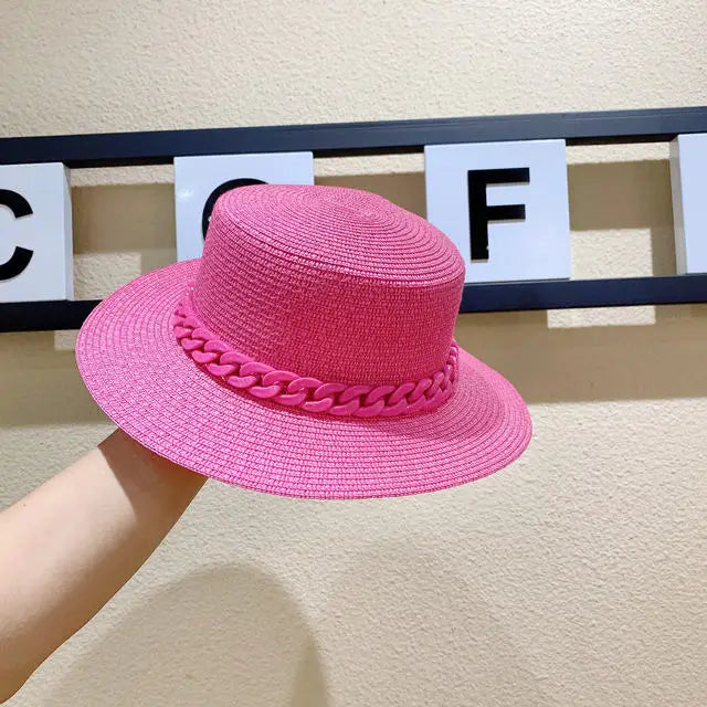 Classic Wide Brim Sun Straw Hat