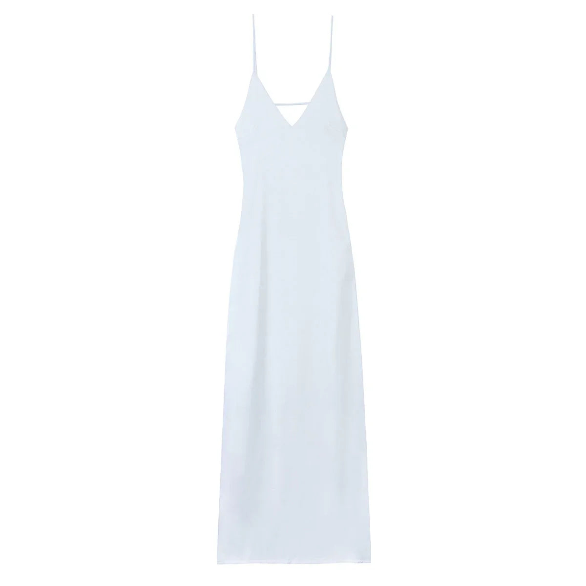 V-Neck Maxi Dress - Casual Flowy Summer Dress
