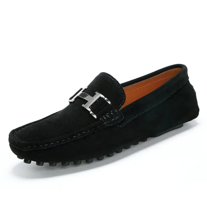 Comfortable Suede Slip-On Loafers – Men’s Soft Leather Shoes