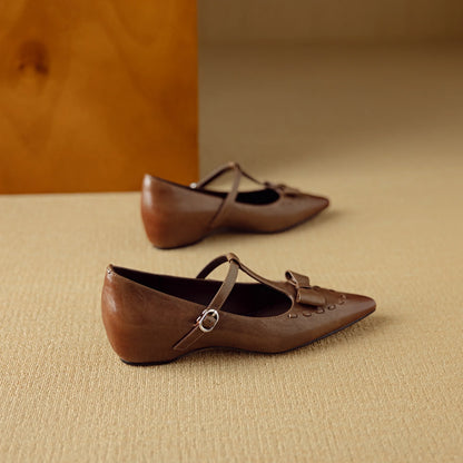 Tiara Genuine Leather Pumps