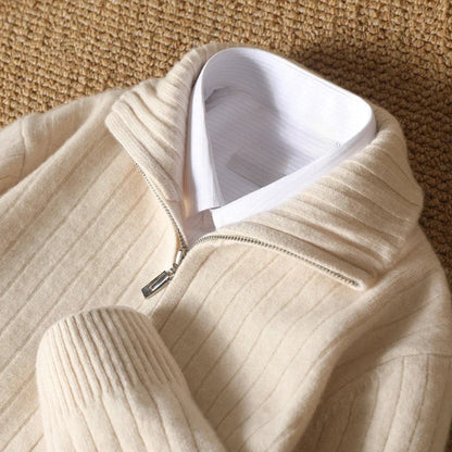 Russell Men’s Cashmere Cardigan – Luxury Knit Sweater with Classic Fit